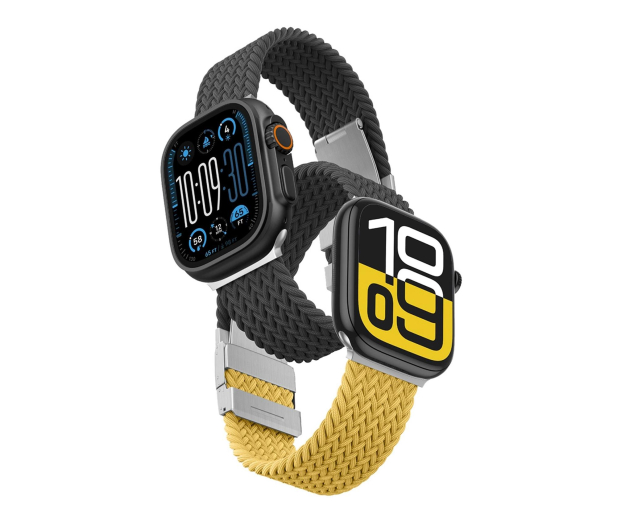 AmazingThing 2x Blend Band Apple Watch 45/46/49 mm żółto-czarny/czarny - 1483752 - zdjęcie